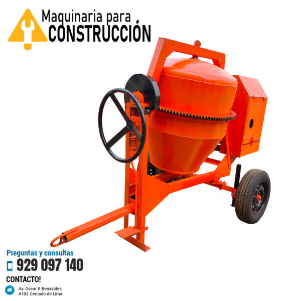 MEZCLADORA DE CONCRETO TIPO TROMPO DE 11P3
