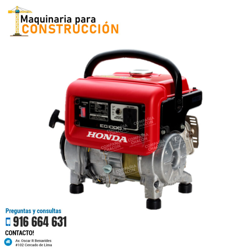 GENERADOR HONDA EG1000 – 1KW
