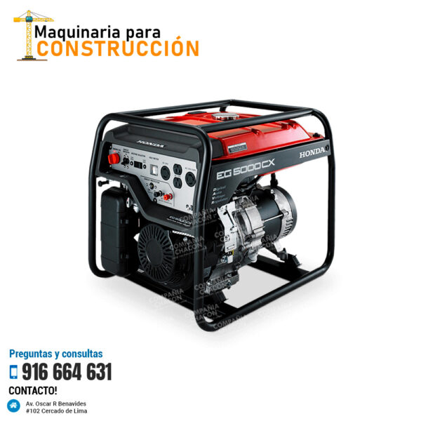GENERADOR HONDA EG5000CX – 5KW