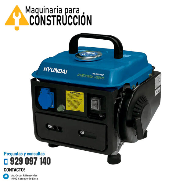 GENERADOR HYUNDAI AGHA950 750W