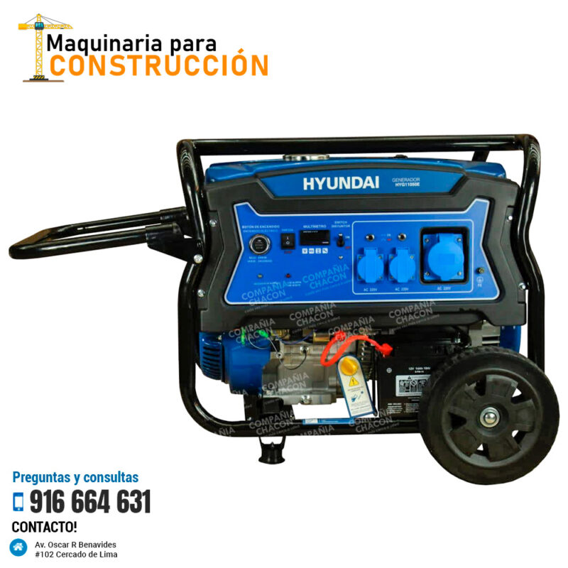 GENERADOR HYUNDAI HYG11050E 8.3KW