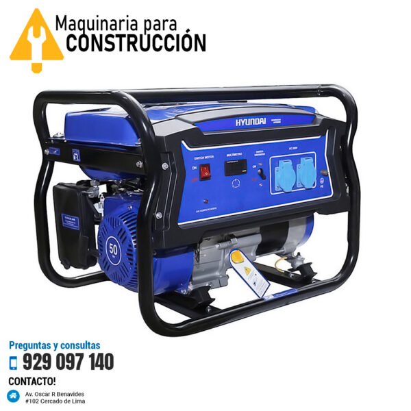 GENERADOR HYUNDAI HYG3050 2.5KW
