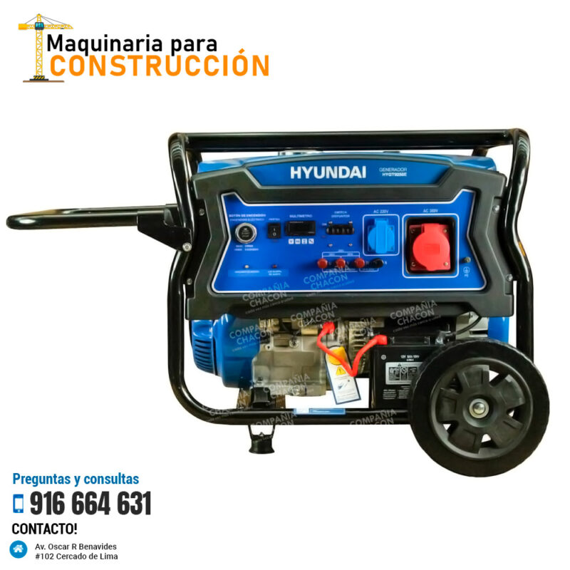 GENERADOR HYUNDAI HYGT9250E 7.5KW