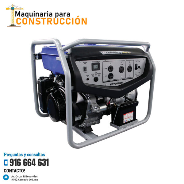 GENERADOR YAMAHA EF7200DE