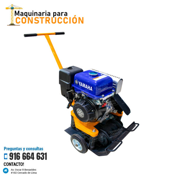 PLANCHA COMPACTADORA CON MOTOR YAMAHA MX 300 DE 10.8 HP