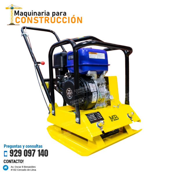 PLANCHA COMPACTADORA IMPORTADA CON MOTOR YAMAHA MX170 DE 5.5HP