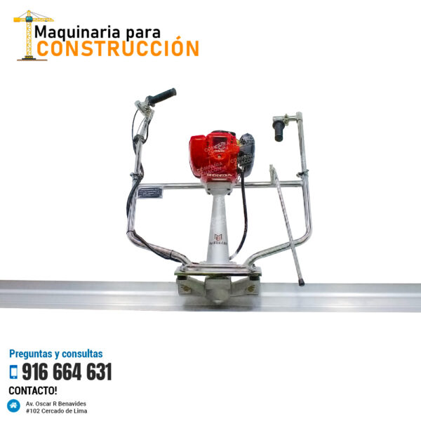 REGLA VIBRATORIA PARA CONCRETO