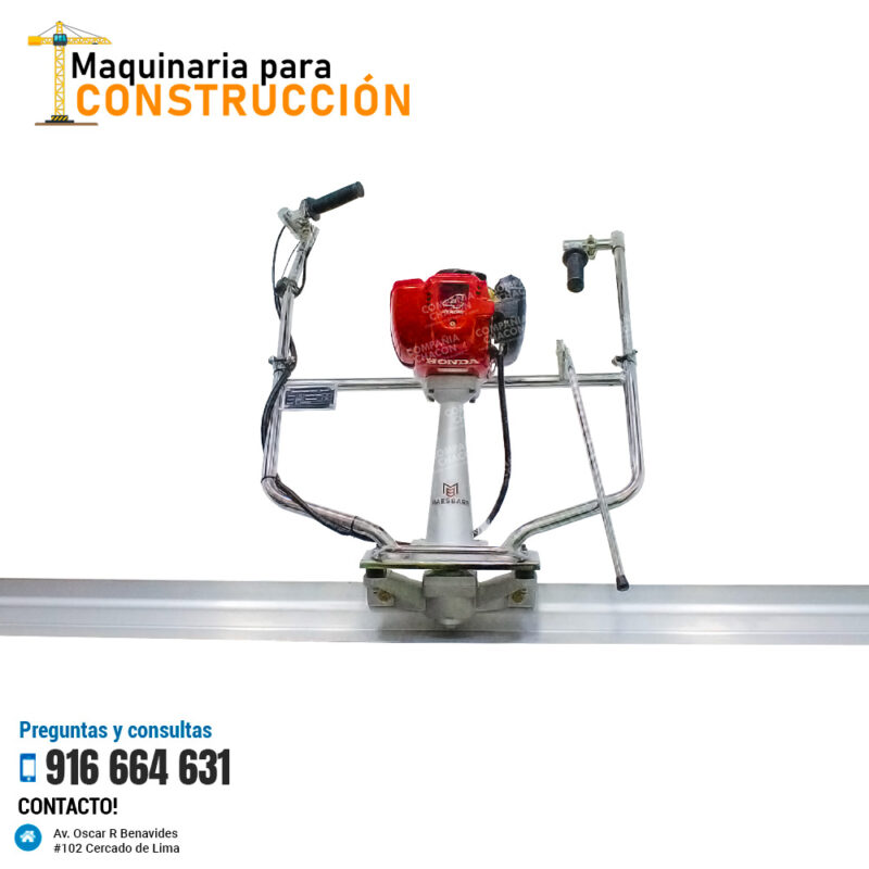 REGLA VIBRATORIA PARA CONCRETO