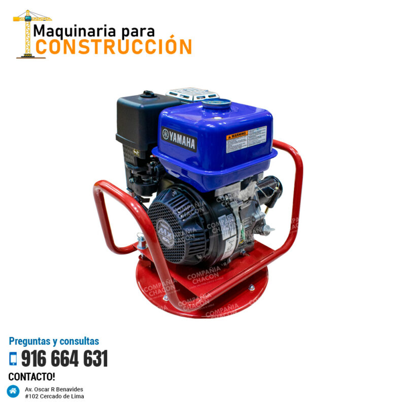VIBRADORA DE CONCRETO CON MOTOR YAMAHA DE 5.5 HP